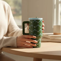 Forrest Green Bloom Tumbler