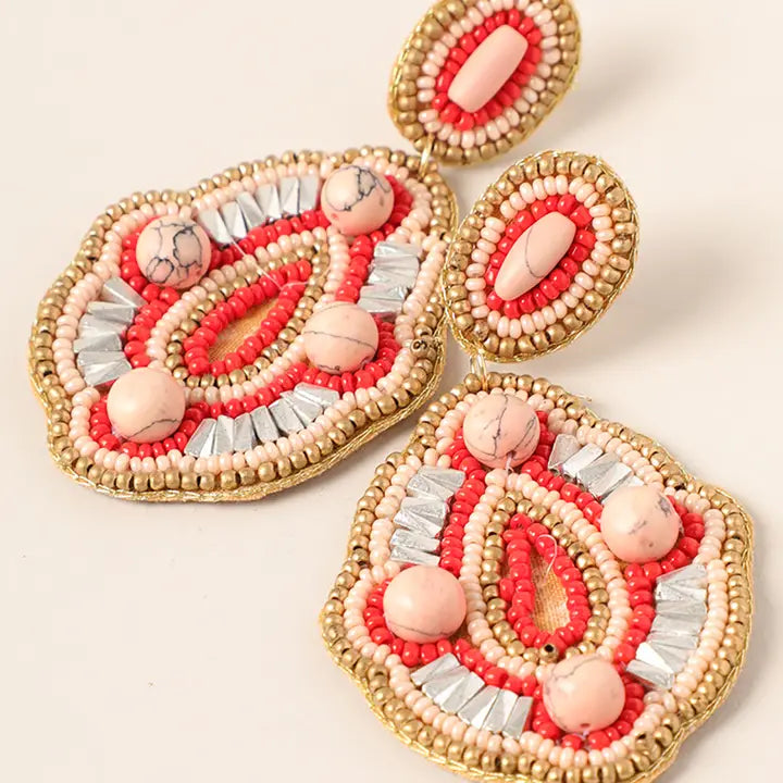 Fynn Beaded Earrings