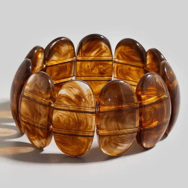 Ness Oval Bead Bracelet