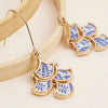 Caprice Blue + Mother of Pearl Earrings