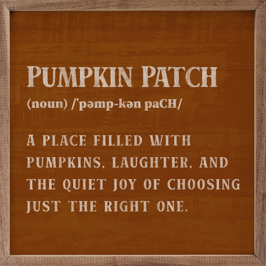 Pumpkin Patch Definition Frame