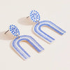 Mia Blue Shell Earrings