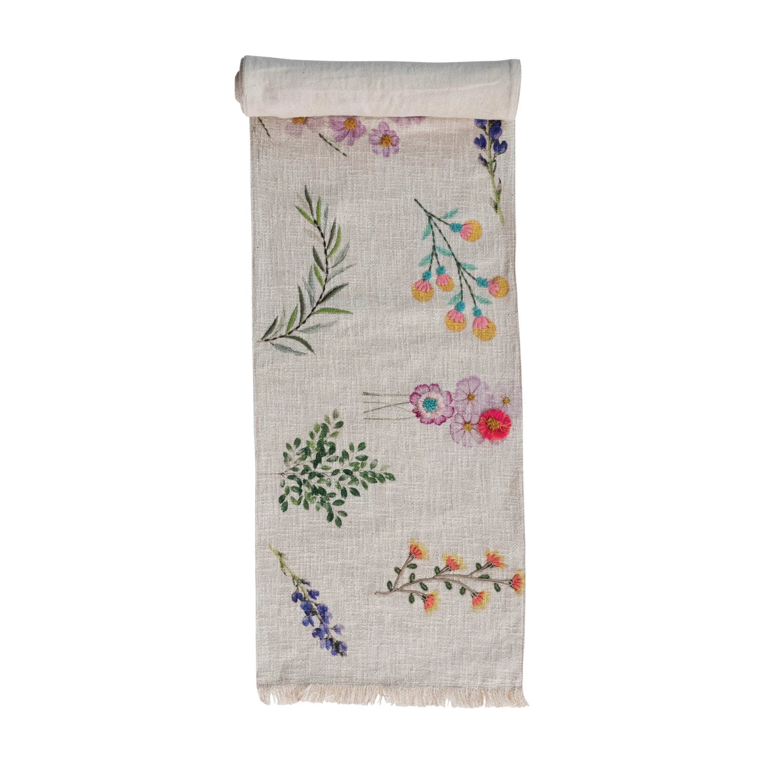 Floweret Printed Table Runner
