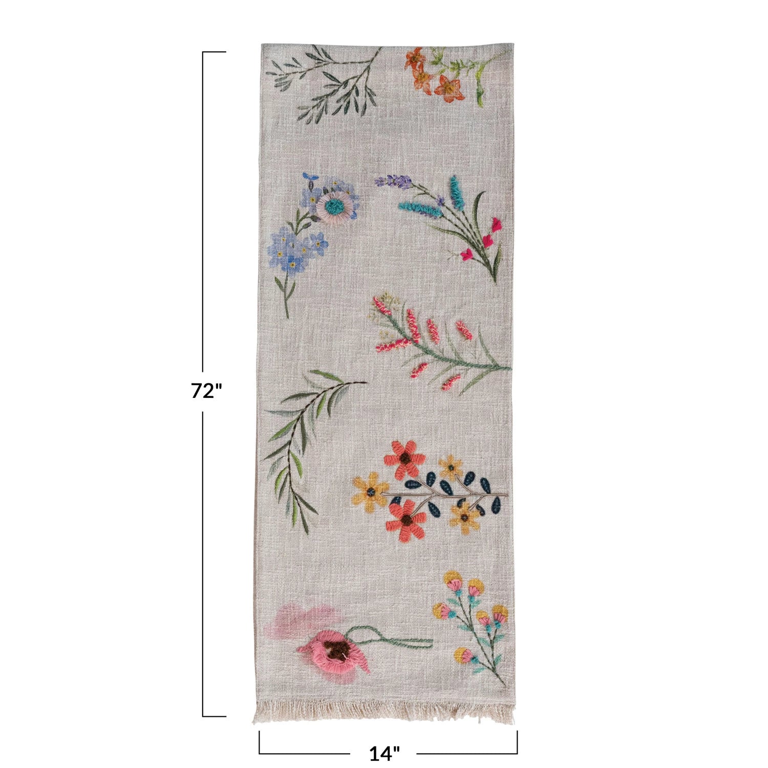 Floweret Printed Table Runner