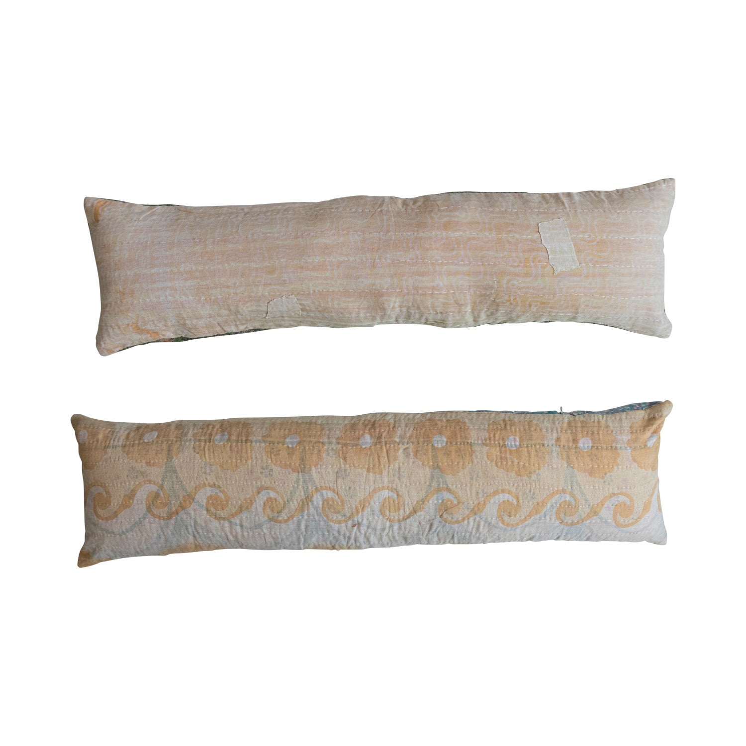 Vintage Kantha Lumbar Pillow