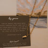 Dear Heart | By Grace Mini Tag Necklace