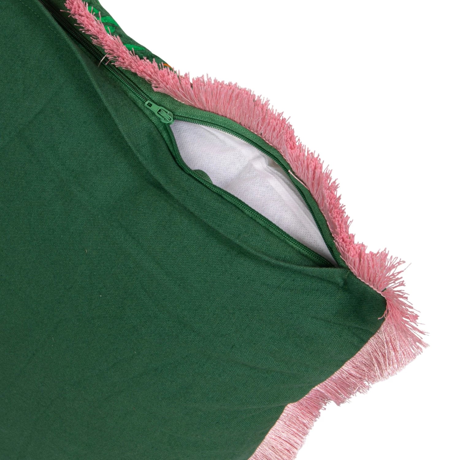 Floral Printed Velvet Pillow