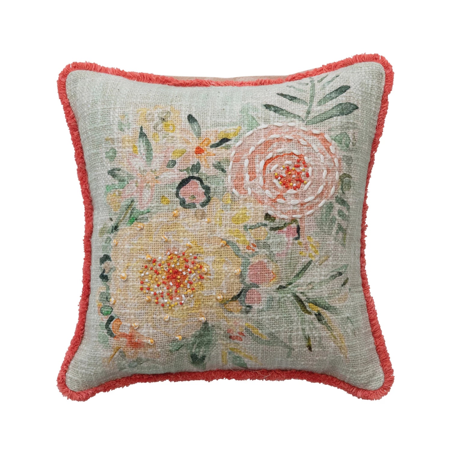 Peregrine Embroidered Pillow