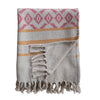 Cheree Stripes + Tassels Jacquard Throw