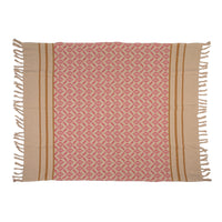 Cheree Stripes + Tassels Jacquard Throw