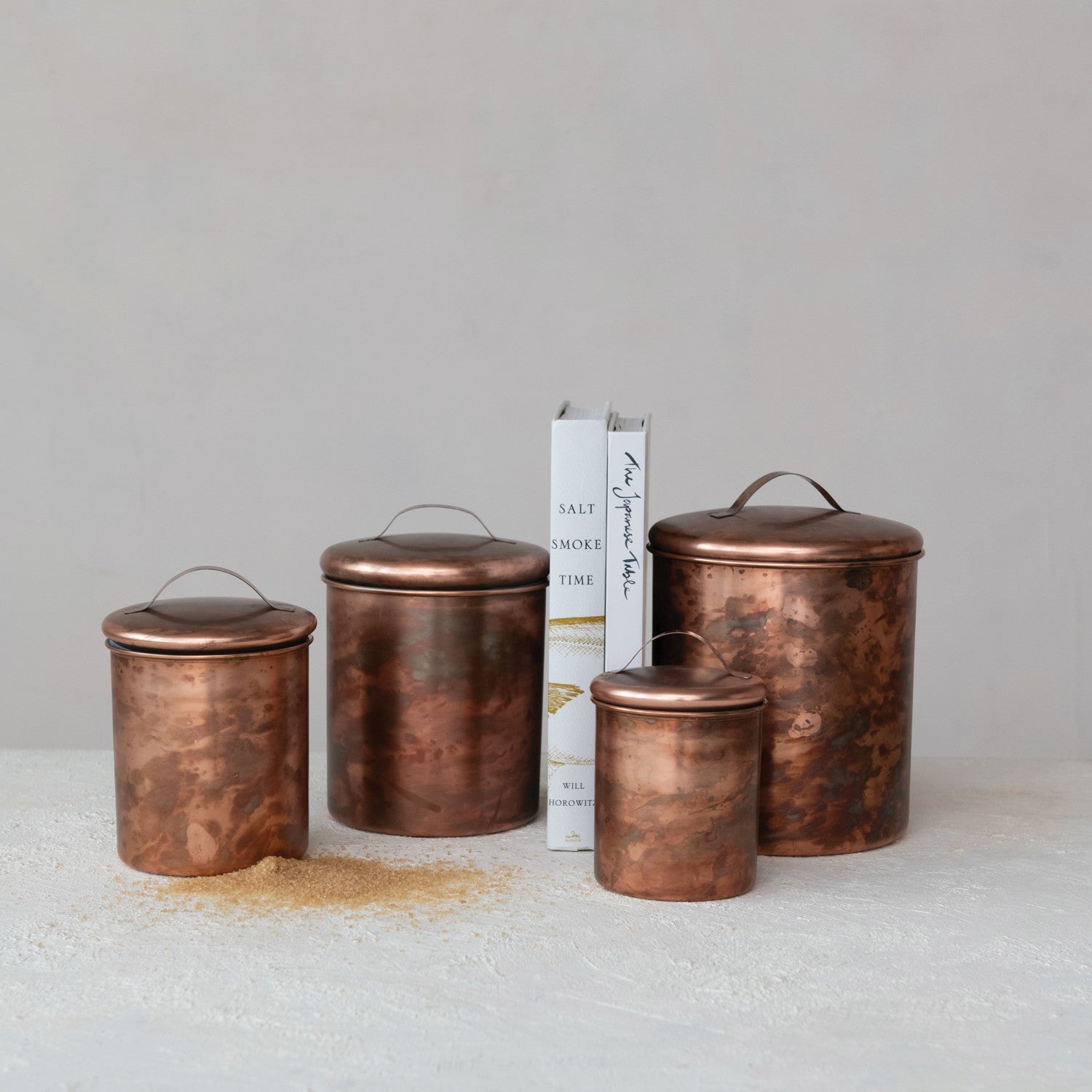 Copper Kitchen Canisters