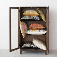 Kantha Stitch Velvet Pillow