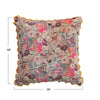 Kantha Stitch Velvet Pillow