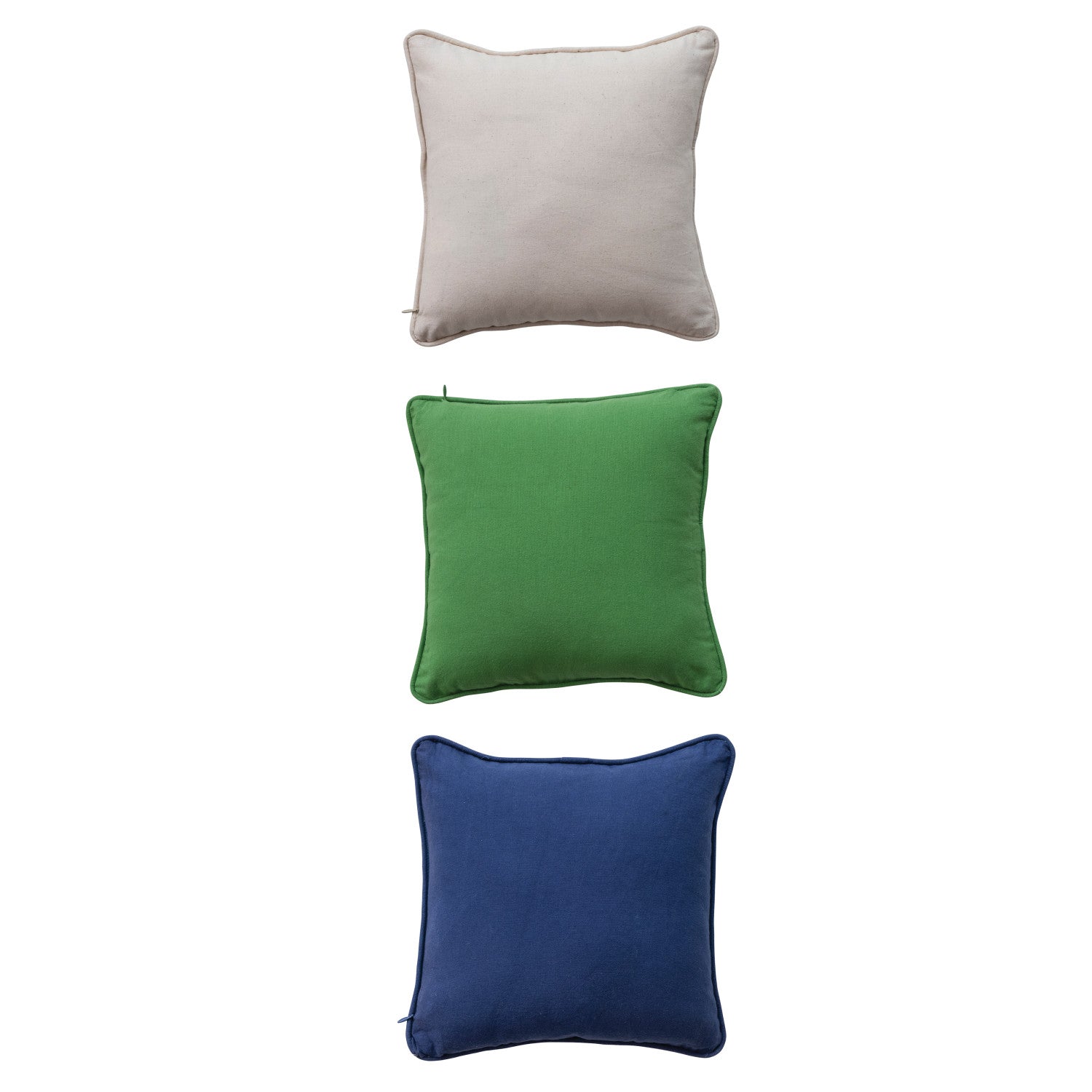 Vintage Printed Piping Pillows