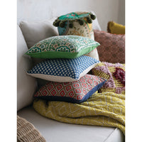 Vintage Printed Piping Pillows