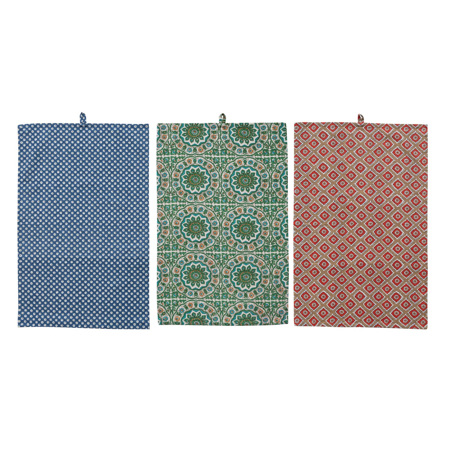 Block Print Tea Towels