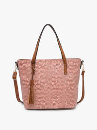 Jen Two Tone Tote