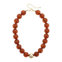 Amber Beaded Necklace