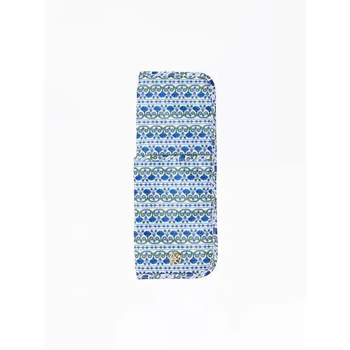 Floral Foulard Navy Hot Tool Cover