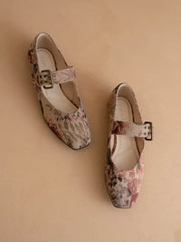 Mauve Tapestry Ballet Flat