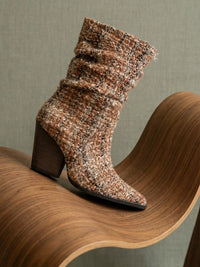 Letty Chai Tweed Boot