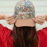 Pray About It Floral Cap