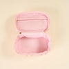 Pink Glam & Go Quilted Cosmetic Bag