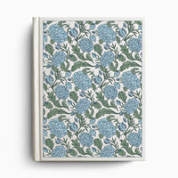 Blue Floral ESV Single Column Journaling Bible
