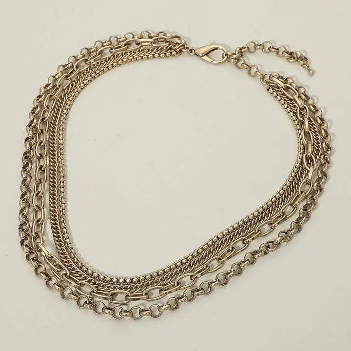 Mireya Multi Chain Necklace