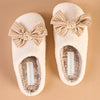 Mapel Gingham Bow Slippers