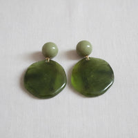 Yvonne Resin Circle Earrings