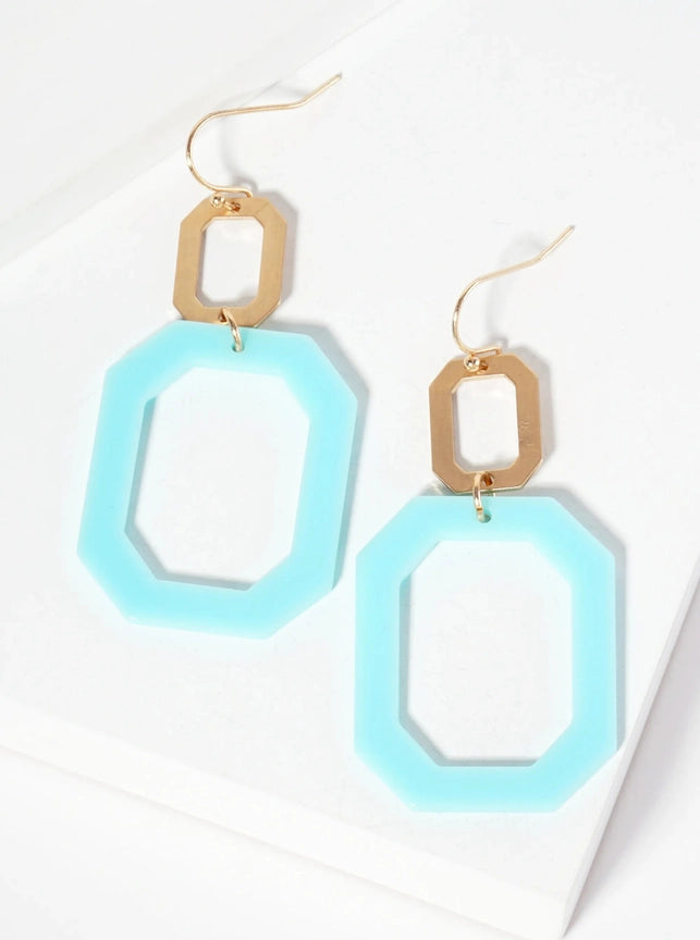 Geo Dangle Earrings