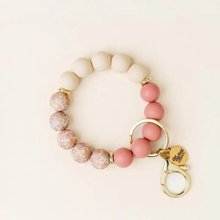 Mauve Muse Keychain Wristlet