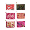 Rosalind Cotton Velvet Zipper Pouch