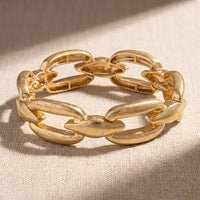 Rexford Matte Oval Link Bracelet