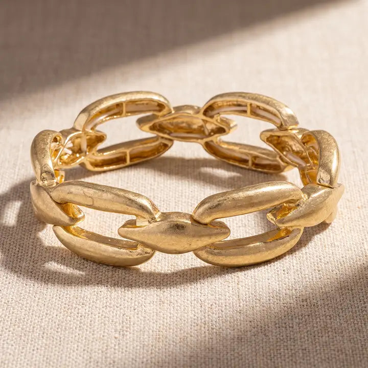 Rexford Matte Oval Link Bracelet