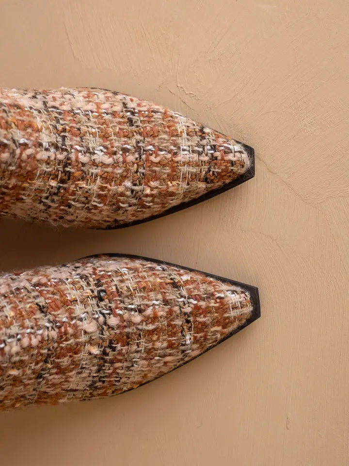 Letty Chai Tweed Boot
