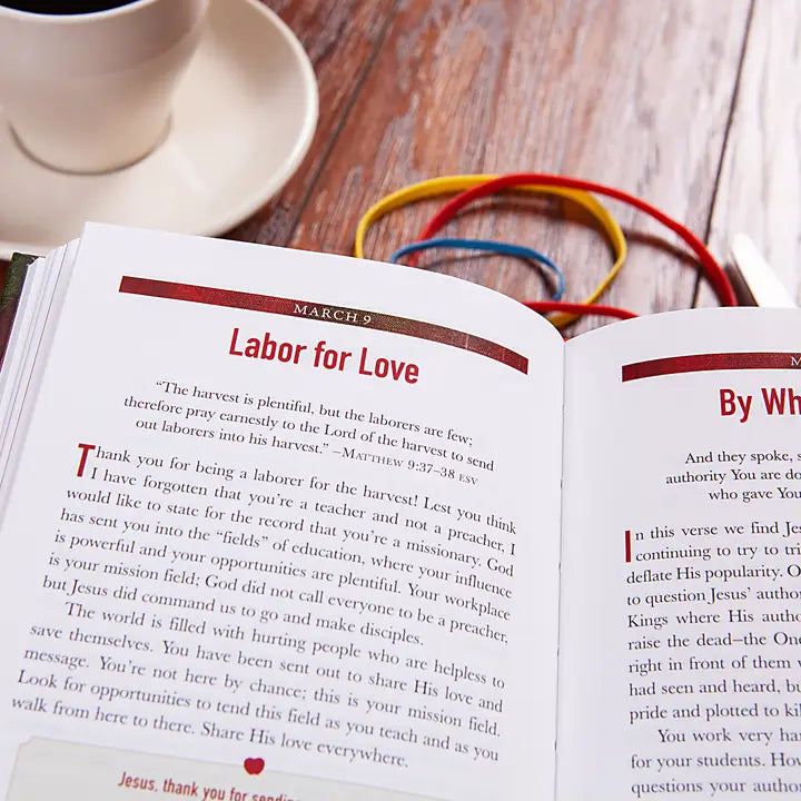 An Apple A Day Devotional for Teachers
