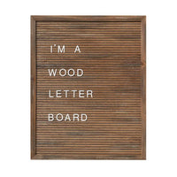 Wood Letter Board
