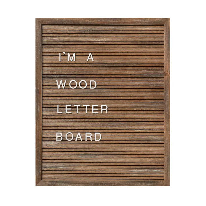 Wood Letter Board