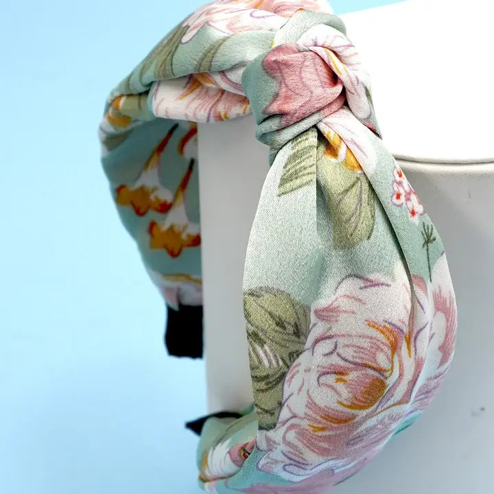 Mitzi Floral Toile Headband