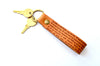 Scripture Leather Keychain