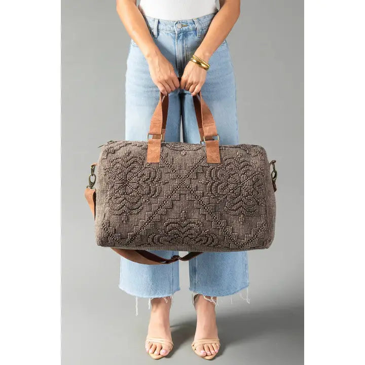 Rhea Textured Duffel