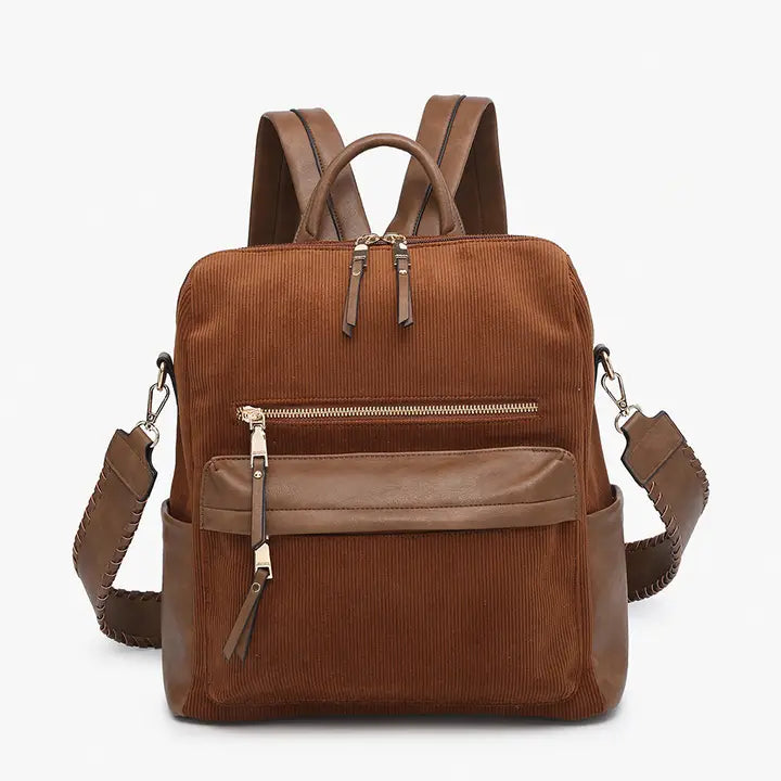 Amelia Corduroy Convertible Backpack