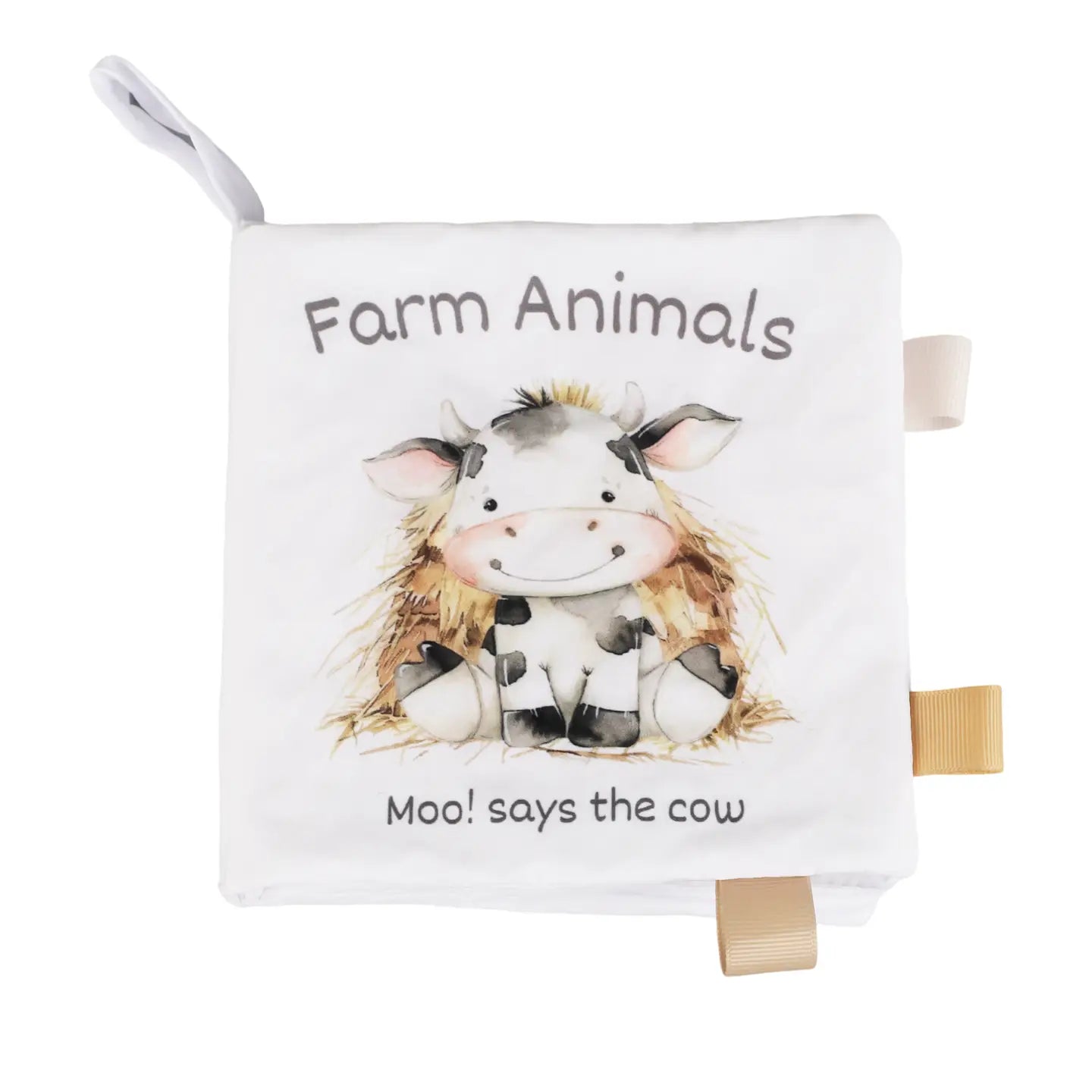 Farm Animals Cloth Baby Book