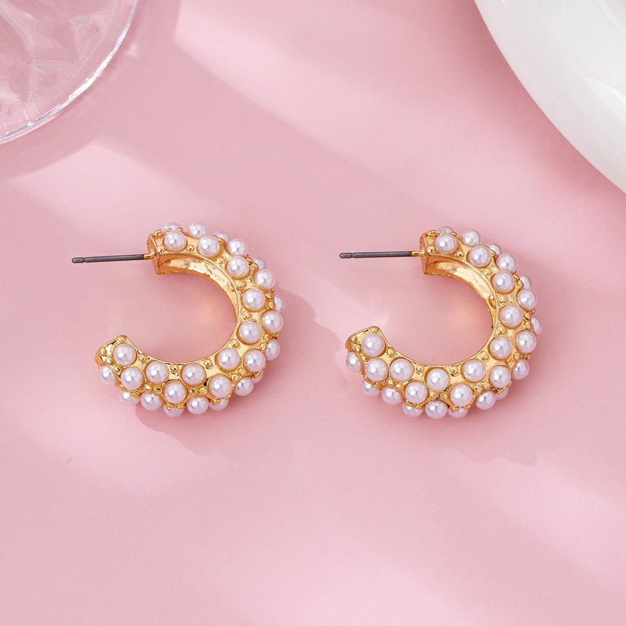 Kary Pearl Bead Earrings