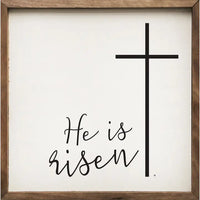 He is Risen Decor Frame