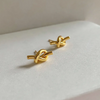 Tucker Gold Knot Earrings