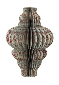 Holiday Honeycomb Finial Ornaments