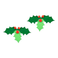 Festive Holly Studs | Sunshine Tienda